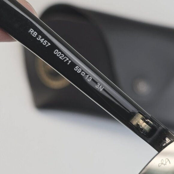 Ray-Ban Men's RB3457 Aviator Sunglasses (some flaws) - Picture 5 of 9